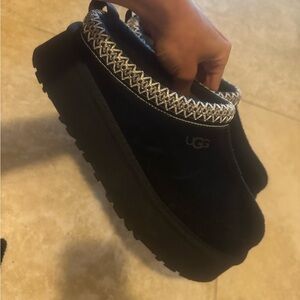 UGG Women's Black Platform Mules
